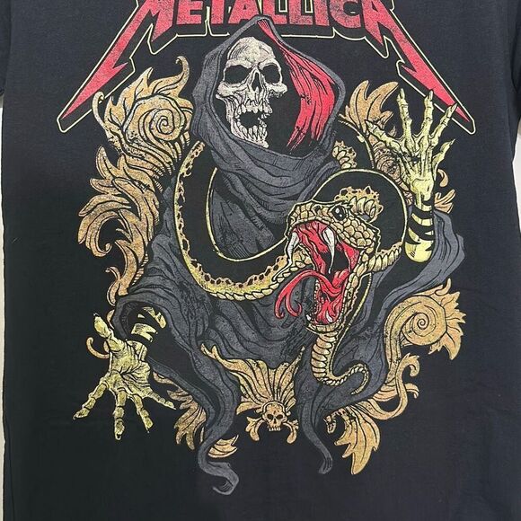Official Metallica Mens Black Short Sleeve 2024 M72 North American‎ Tour Tee - Picture 2 of 6